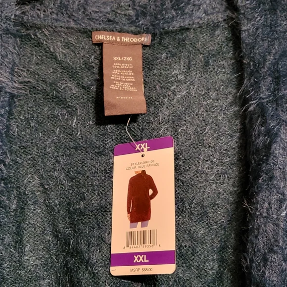 NWT Chelsea & Theodore sweater - Picture 3 of 3